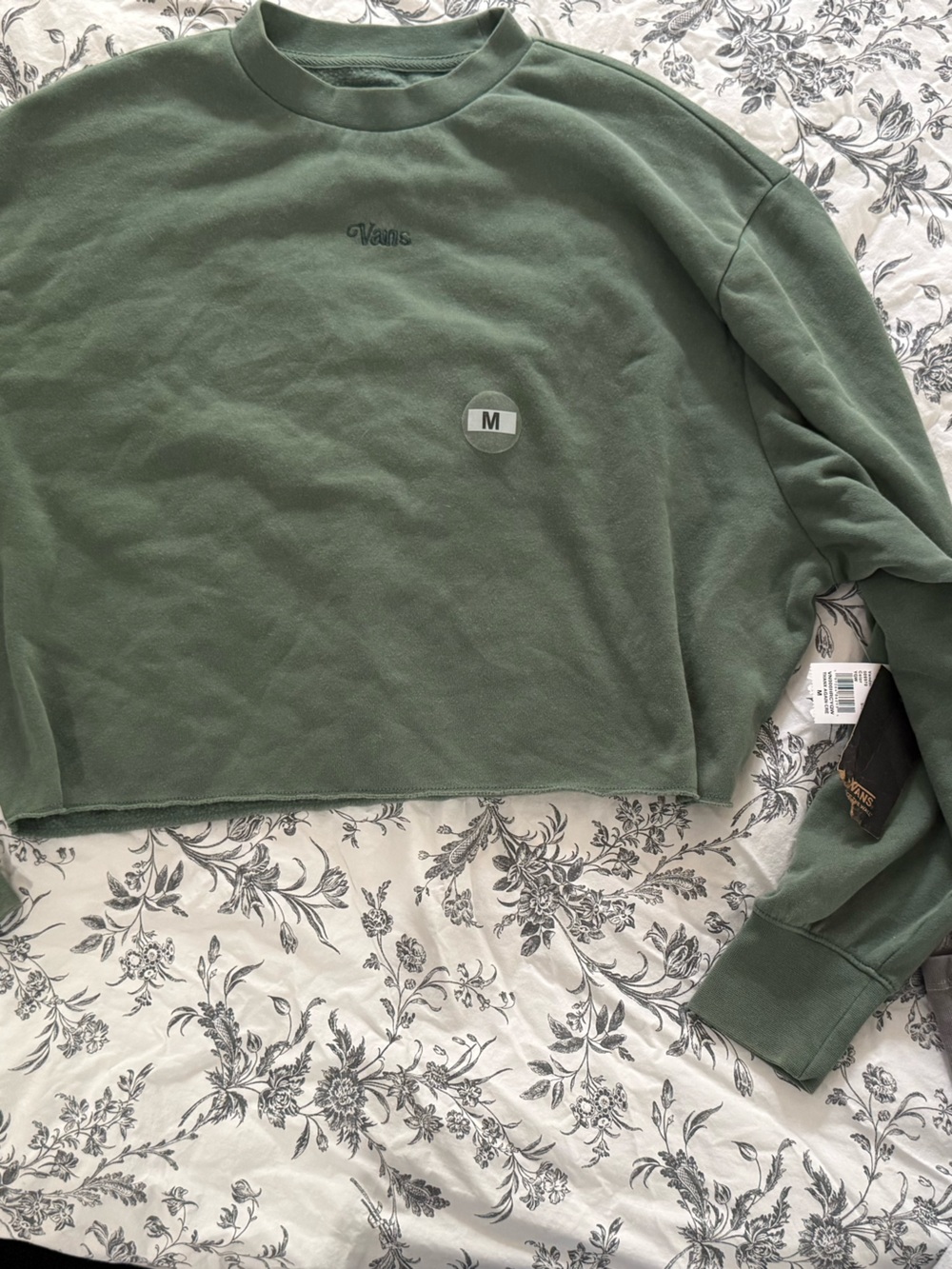Vans Olive Green Crewneck Sweatshirt